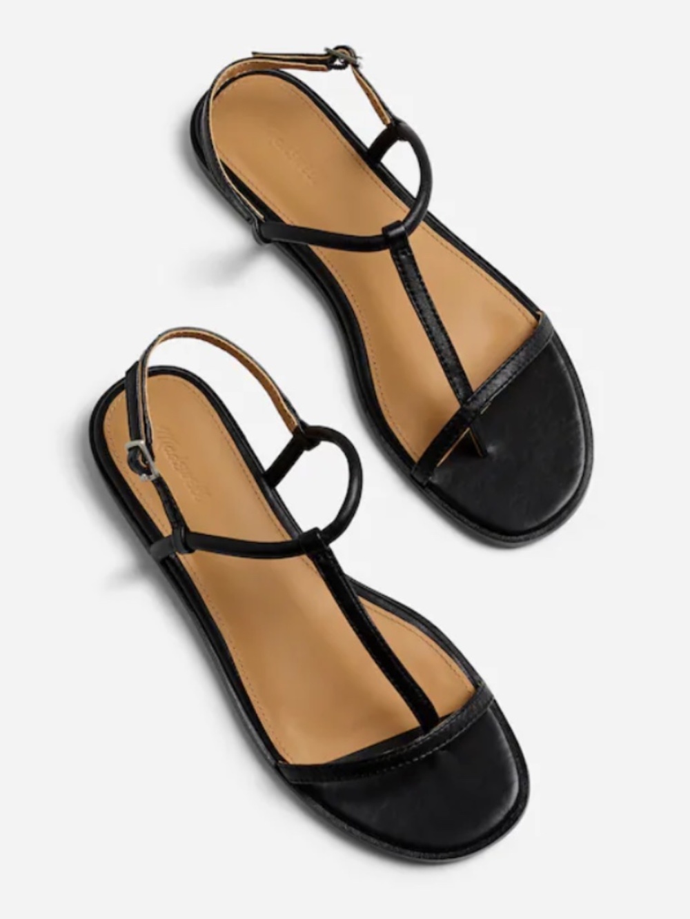 The Bev T-Strap Thong Sandal by Madewell